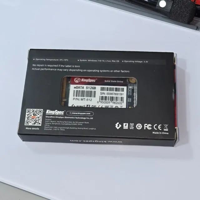 Lacrado SSD KingSpec Mini SATA 512Gb Alta performance - Foto 2