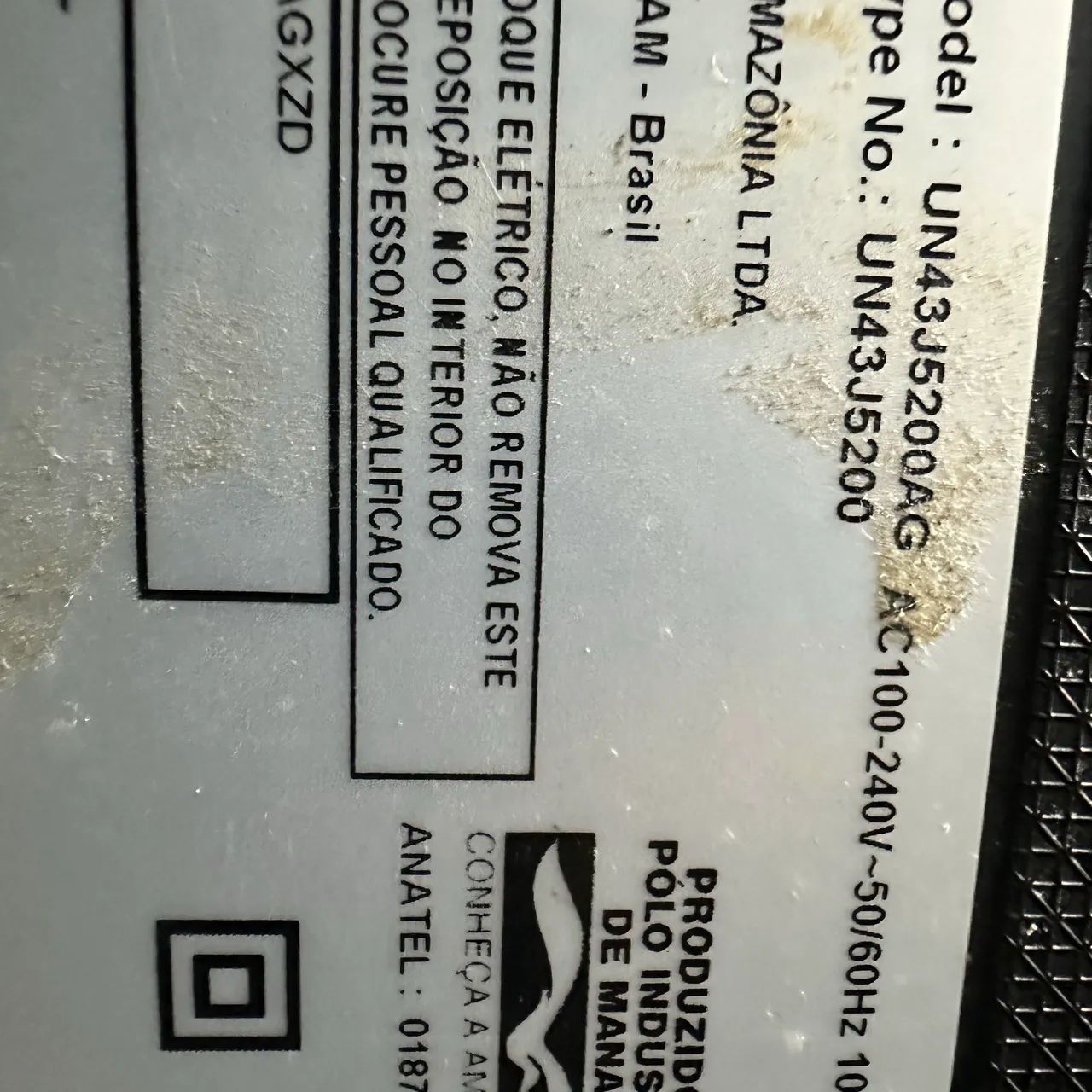 Tv Samsung modelo UN43J5200 tela quebrada para peça.  - Foto 2