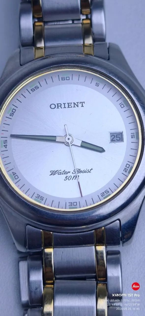 Relógio Orient quartz com calendário  - Foto 2