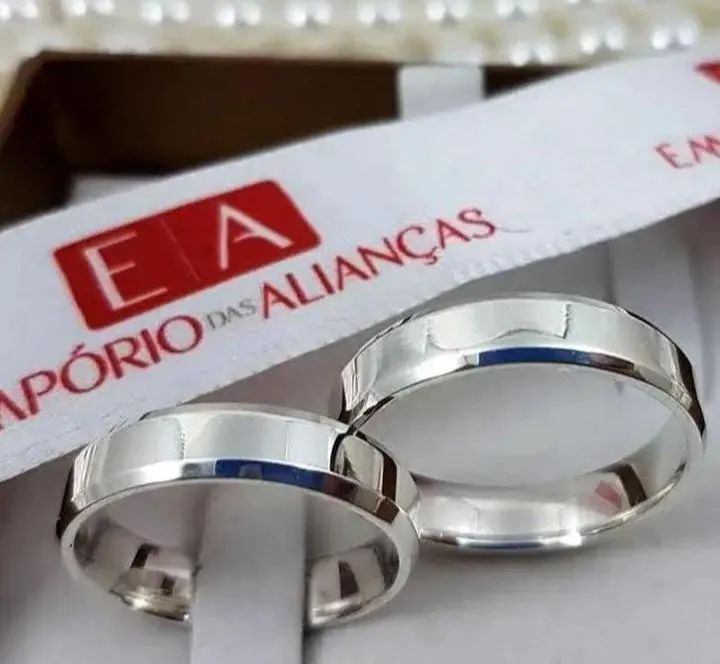 Par de aliança moeda antiga  - Foto 3