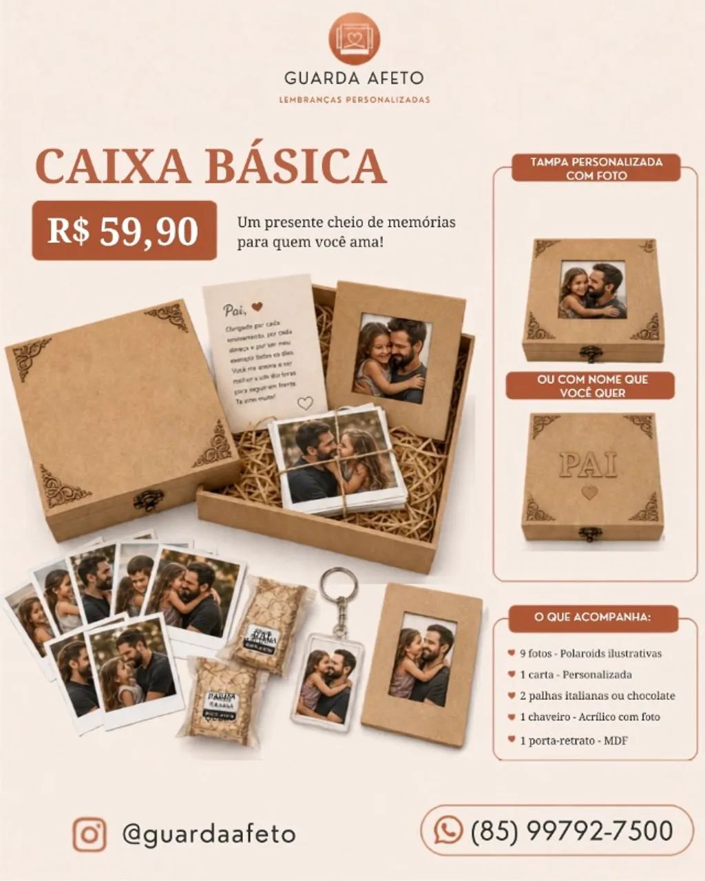 Caixa Personalizada para Presente | Últimas Unidades - Foto 2