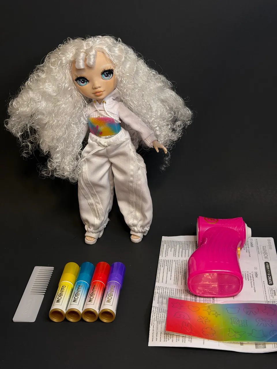 RAINBOW HIGH - AIR BRUSH AND CREATE - ALBINA - Foto 2