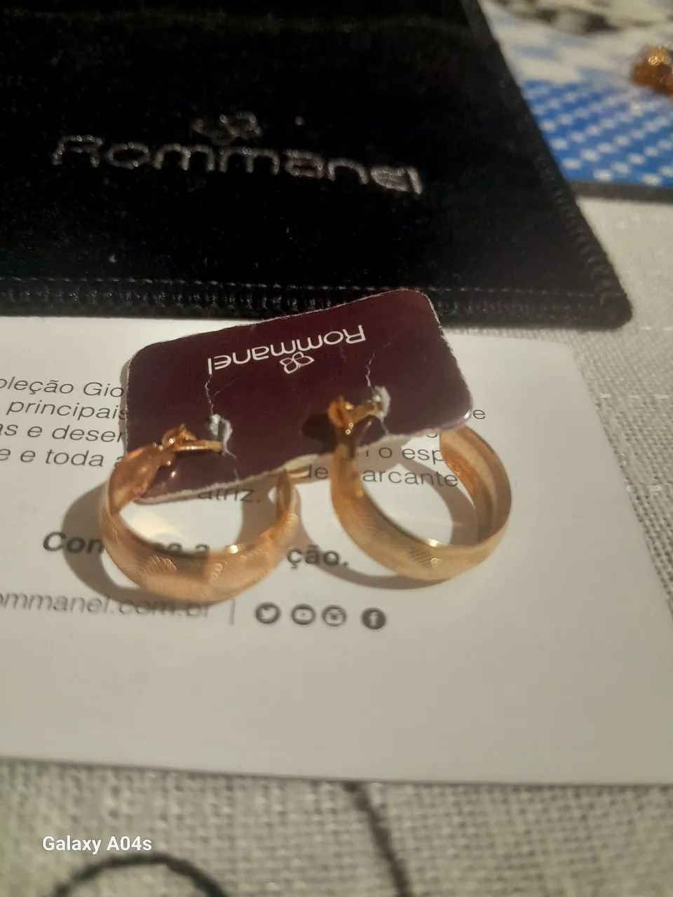 Brinco argola pequeno romannel  - Foto 2