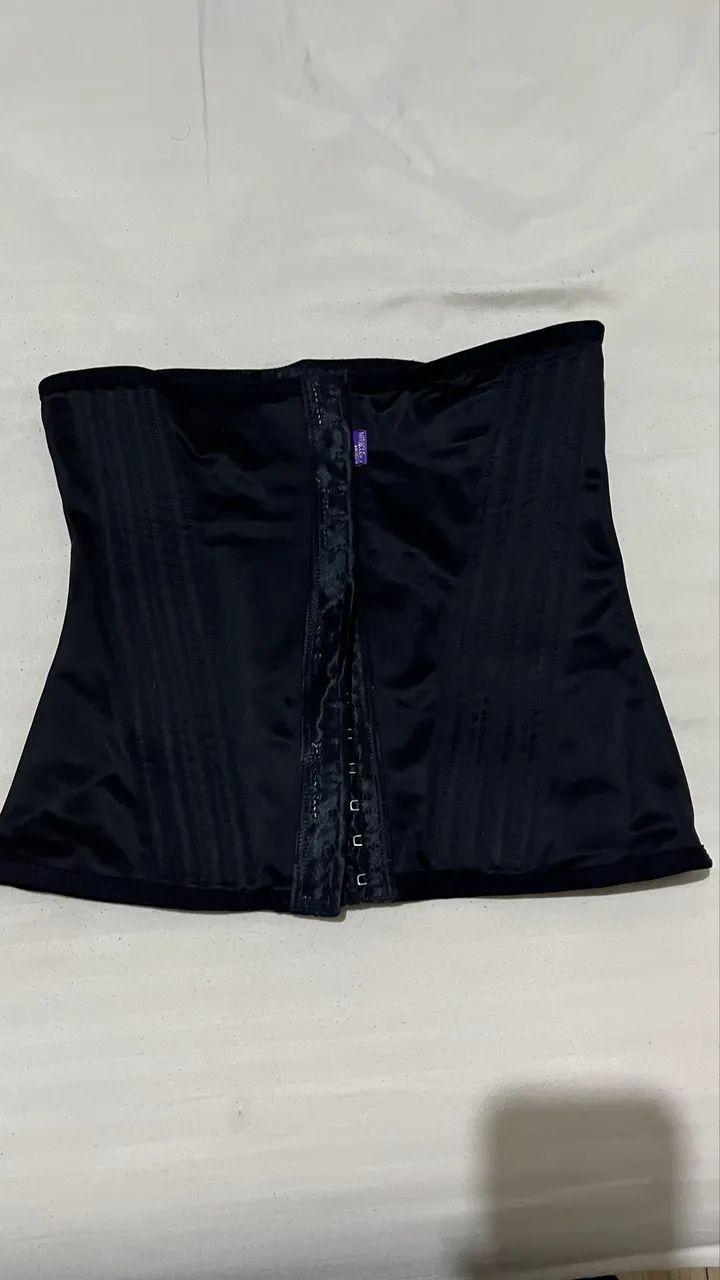 Cinta Modeladora Miracle Belt Original - Preta Tamanho G