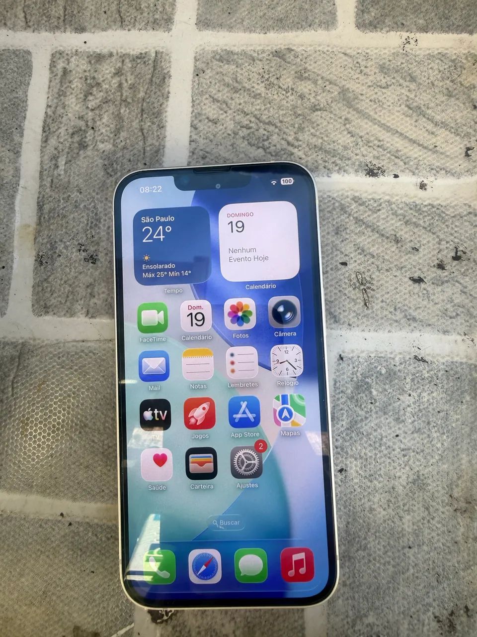 Iphone 14 branco 128gb - Impecável