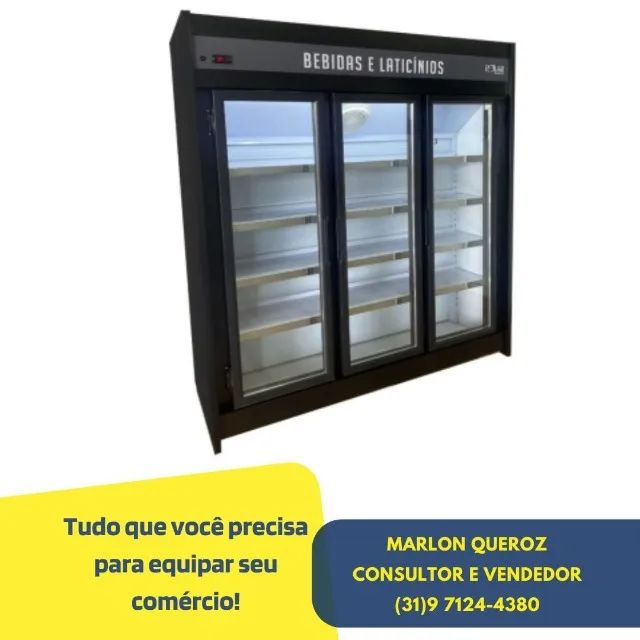 Freezer Auto serviço 3 Portas Polar
