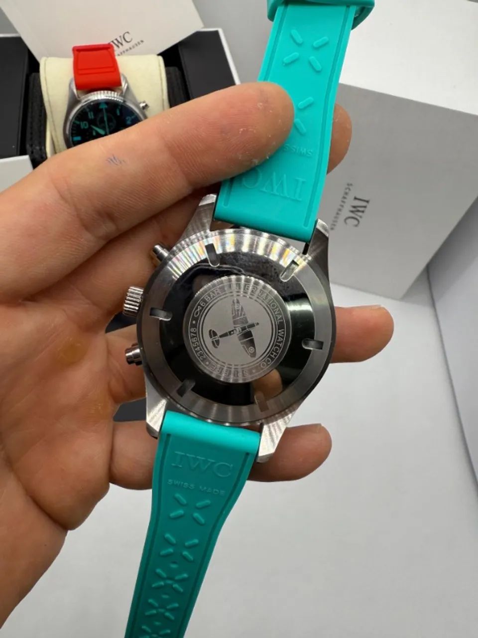 Relógio IWC Pilot Cronógrafo AMG - Foto 4