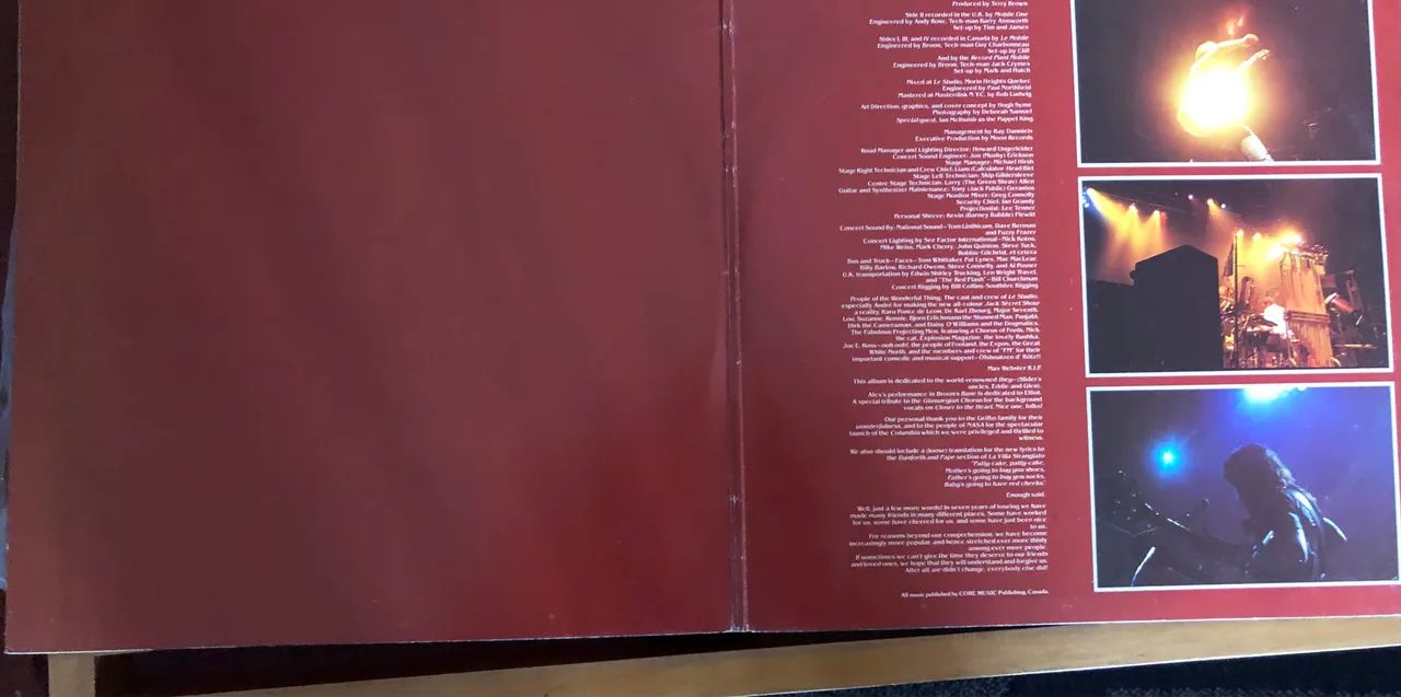 Vinil Rush exit stage left - Foto 3
