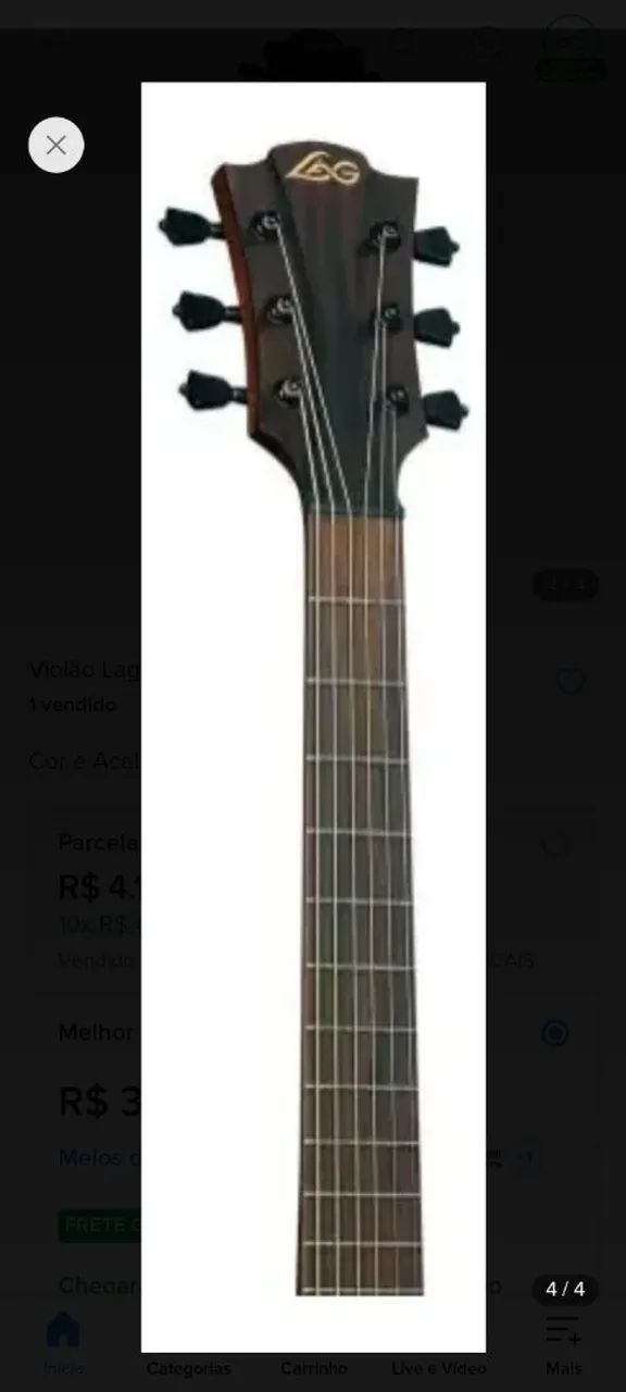 Violão lag tramontane T98  - Foto 5
