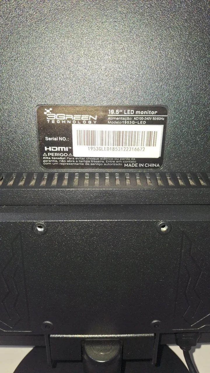 Monitor LED 19.5" 3Green Technology ? Modelo 1953G-LED - Foto 5