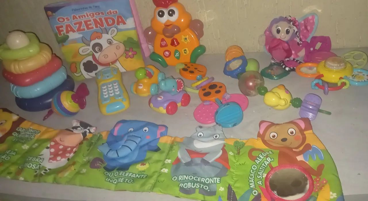 Brinquedos didáticos preço individual 15,00 CADA