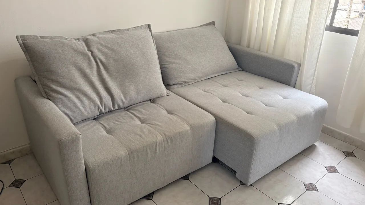 Sofá retrátil sem caixa 