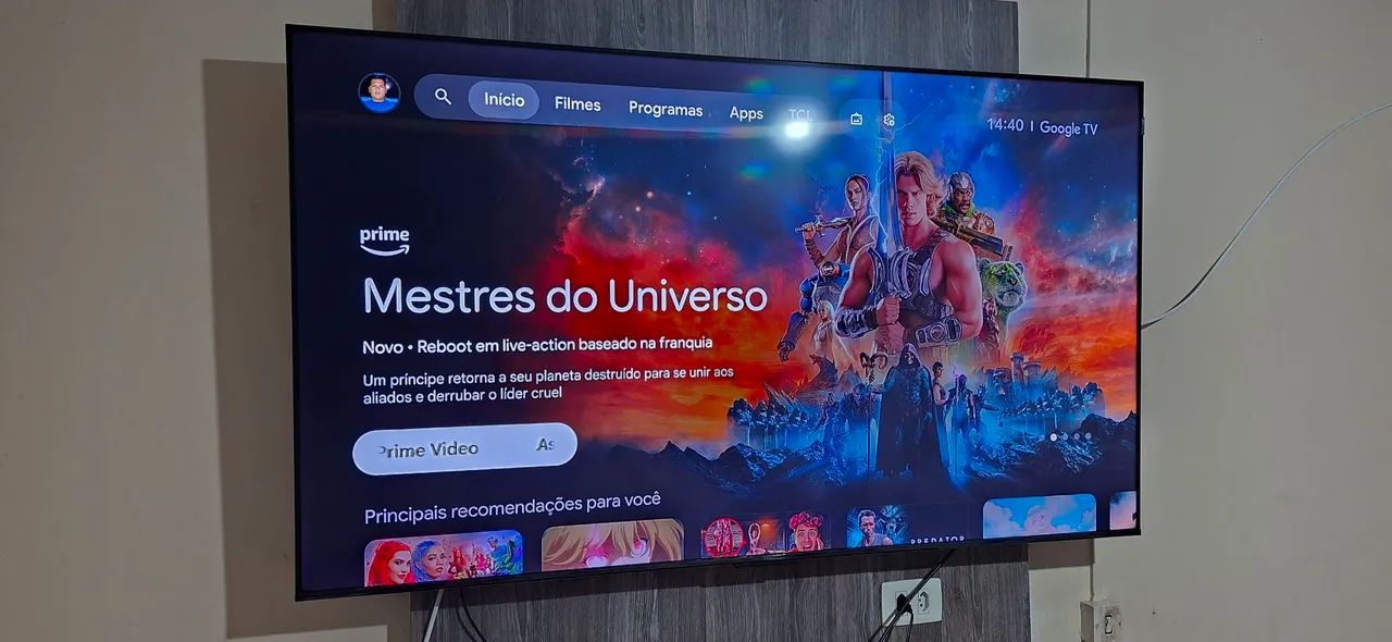Tv TCL Qled 4k de 65 polegadas 