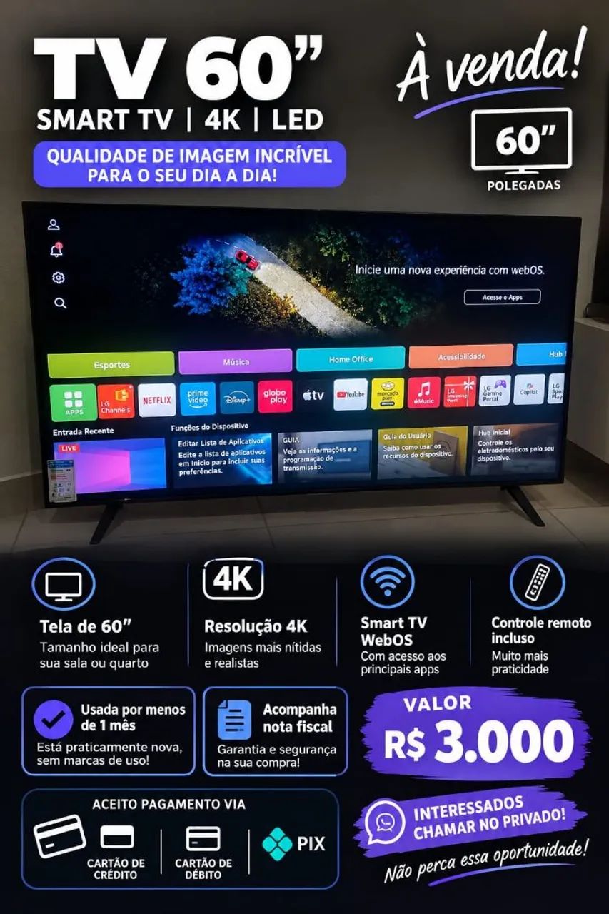 Vendo uma TV 