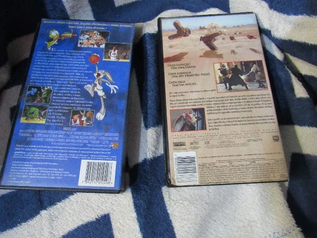 Fita  VHS Star Wars 1 e  Space Jam - Foto 2