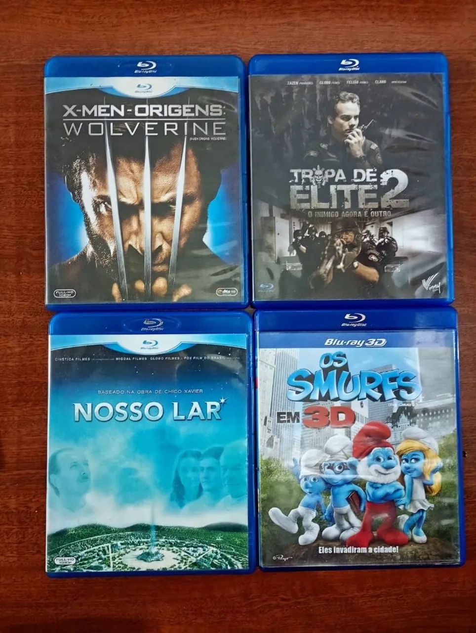 kit 4 Blu-ray variados
