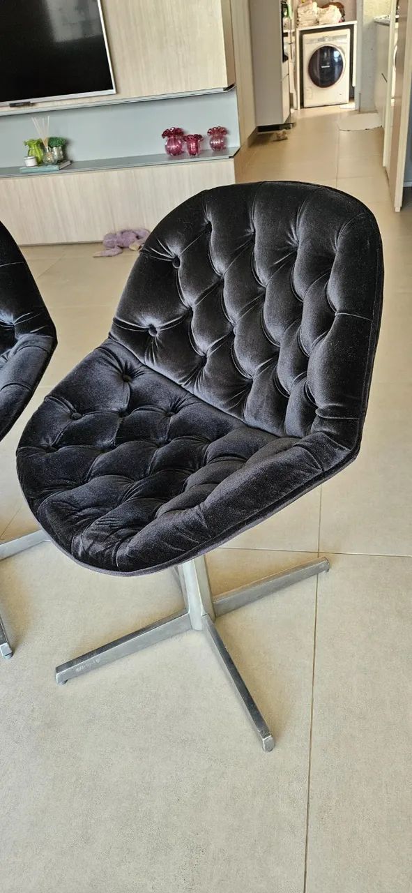 Par de poltronas em capitone - Foto 2