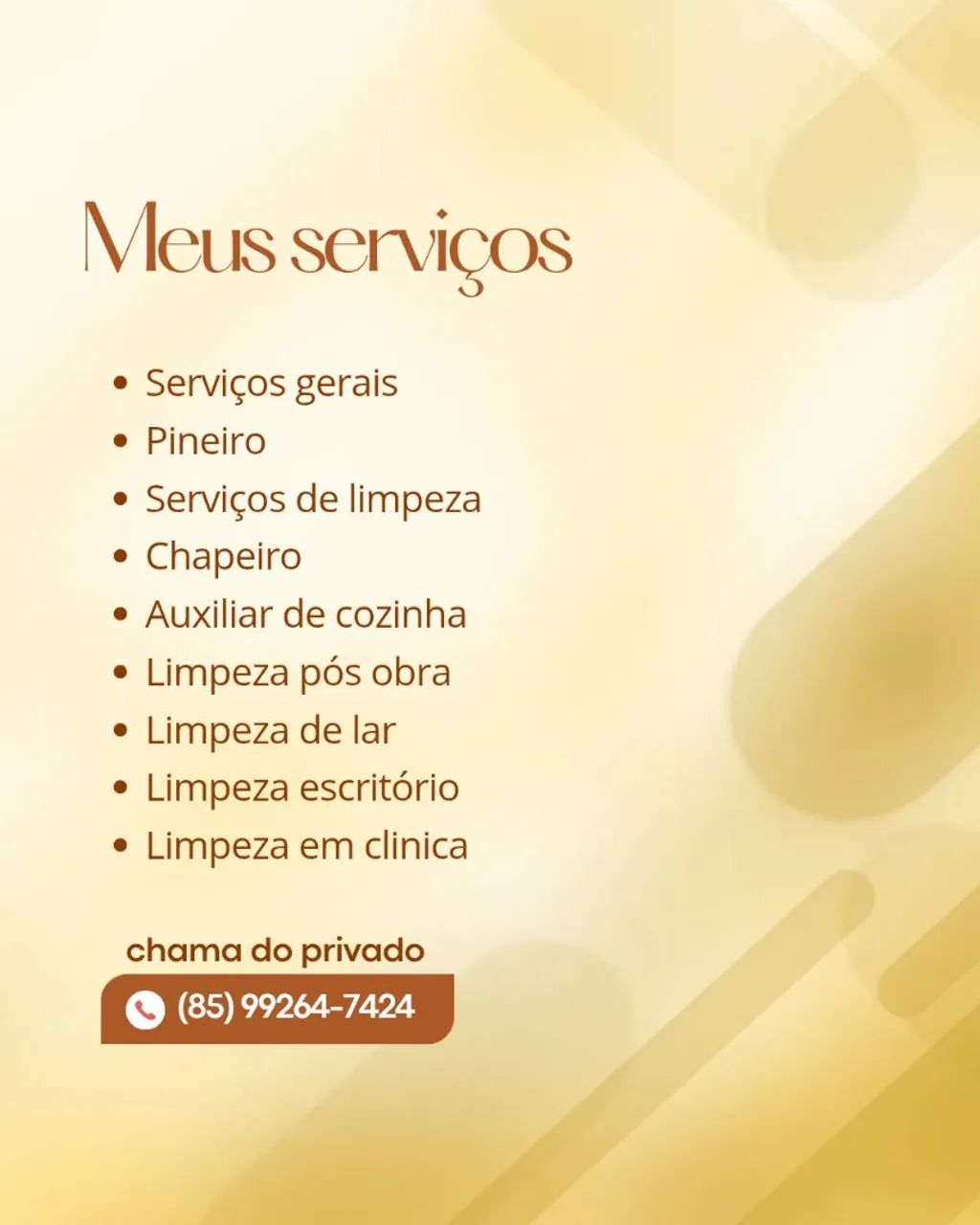 Meus serviços