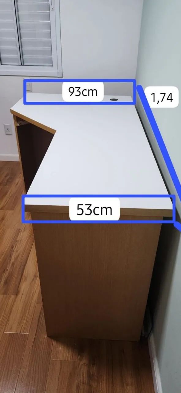 Mesa MDF em L - Foto 2