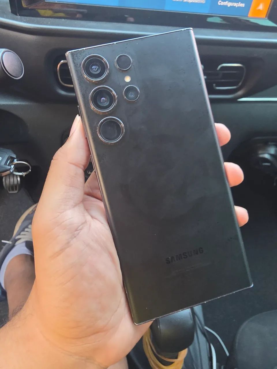 S23 Ultra 256gb caixa e nota Funciona tudo 