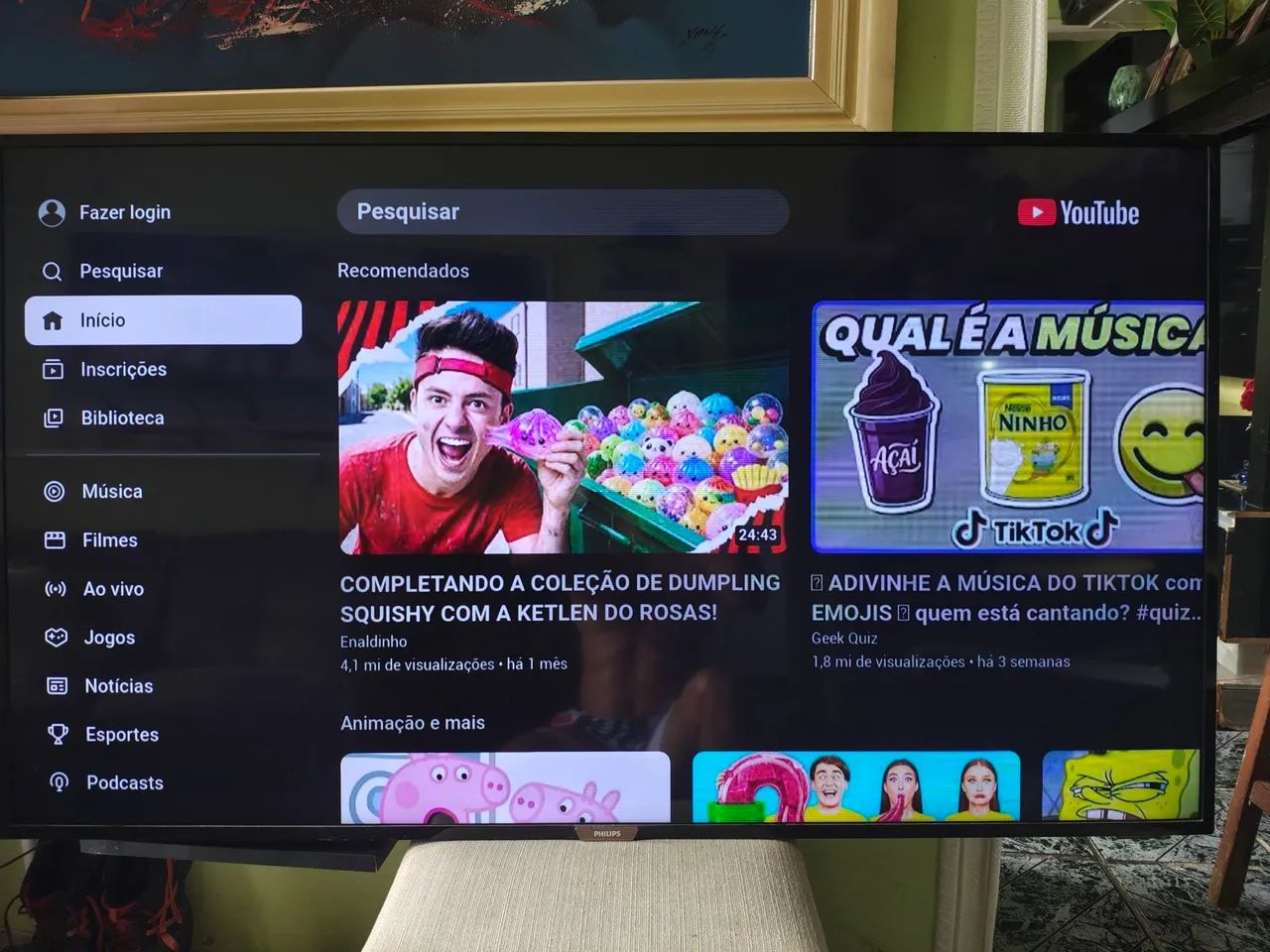 TV Philips 55 polegadas Smart  - Foto 5