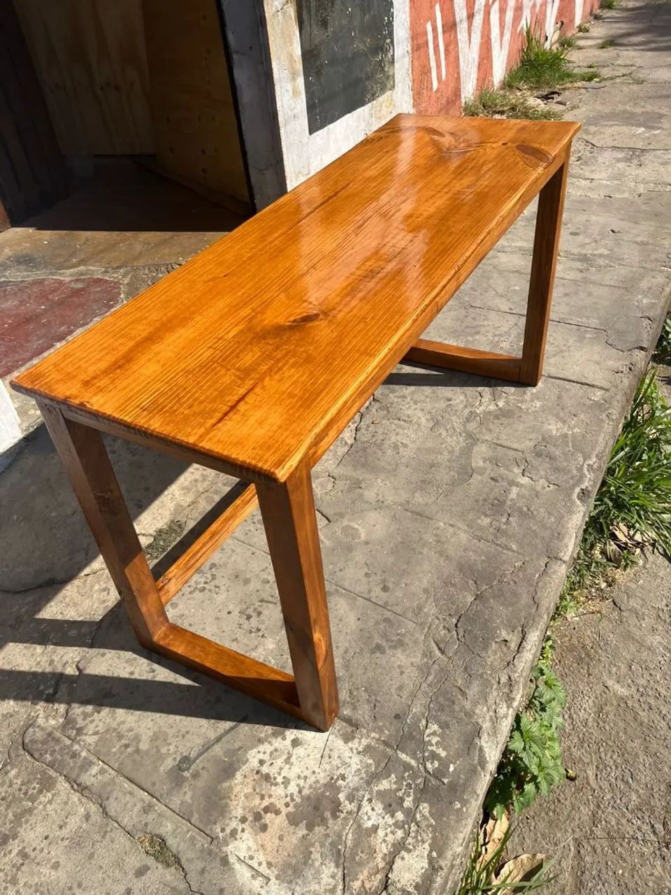 Mesa escritório de Envernizado  - Foto 5