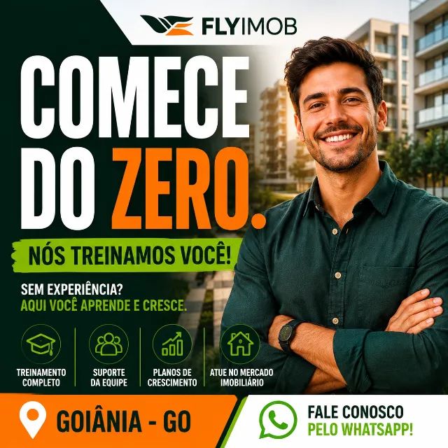 Quer Trabalhar com Imóveis? Seleção Aberta em Goiânia