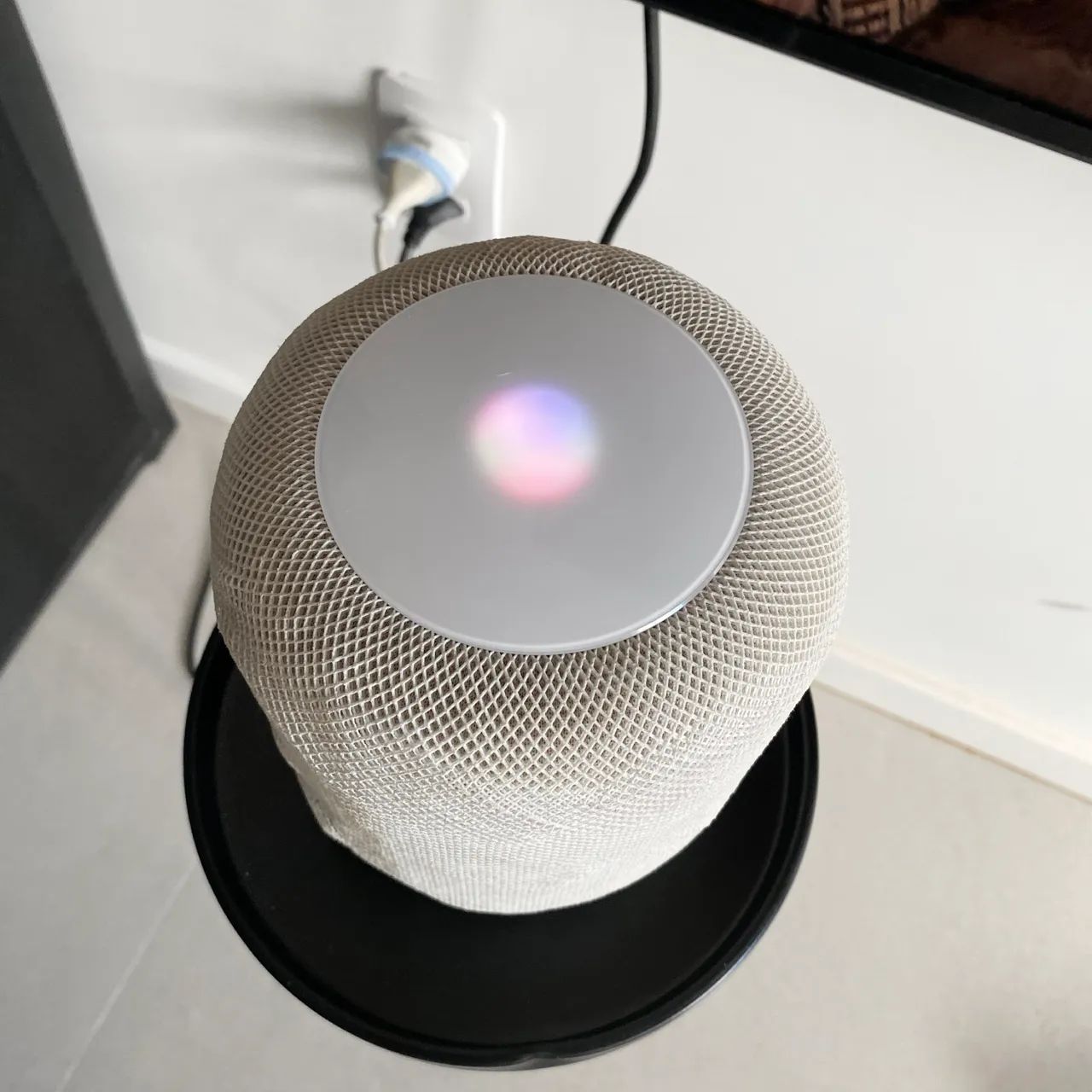 Apple HomePod  caixa de som inteligente Siri - Foto 5