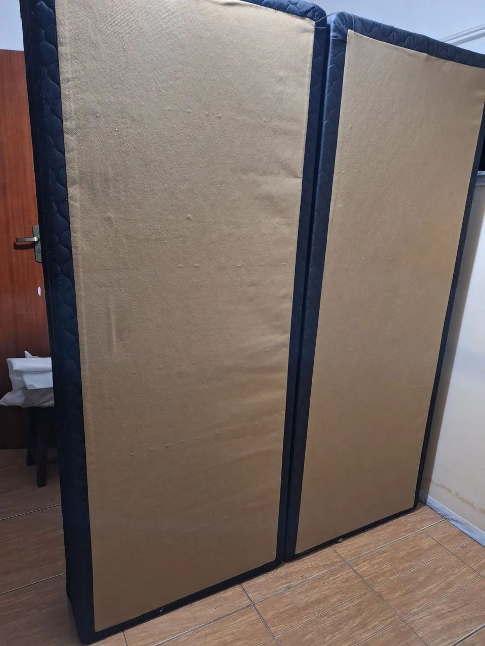 Cama box queen com cabeceira baú  - Foto 4