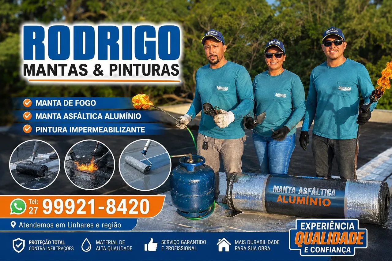 Impermeabilização de manta asfáltica 