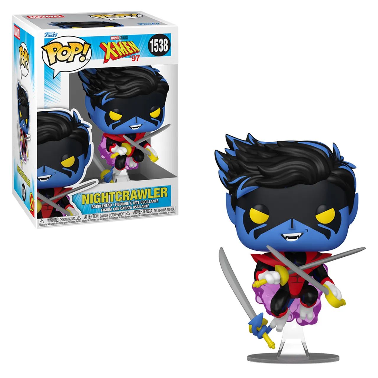 FUNKO POP MARVEL X-MEN 97 - NIGHTCRAWLER 1538 - Foto 4