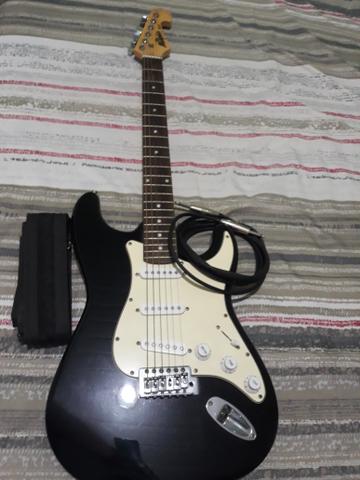 Guitarra com cubo amplificador de guitarra - Foto 5