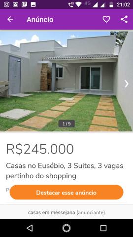 Casas no Eusébio, próximo das tapioqueiras - Foto 17