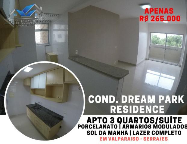 Dream Park - 3 Quartos c/ suíte, sol da manhã, Porcelanato, Modulados, Lazer Completo - Foto 18