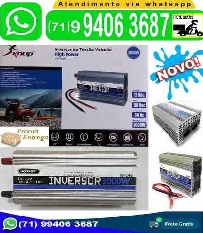 Inversor Conversor de Tensão 3000w 12v p/ 110v (Novo)