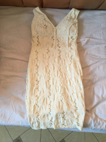 vestido branco olx