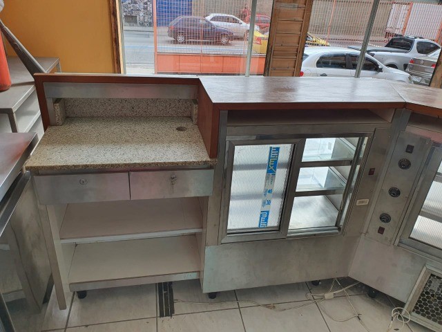 Balcão linha Completa (Caixa, Estufa e Refrigerada) 3,00m x 2,10m - Leia o anúncio - Foto 3