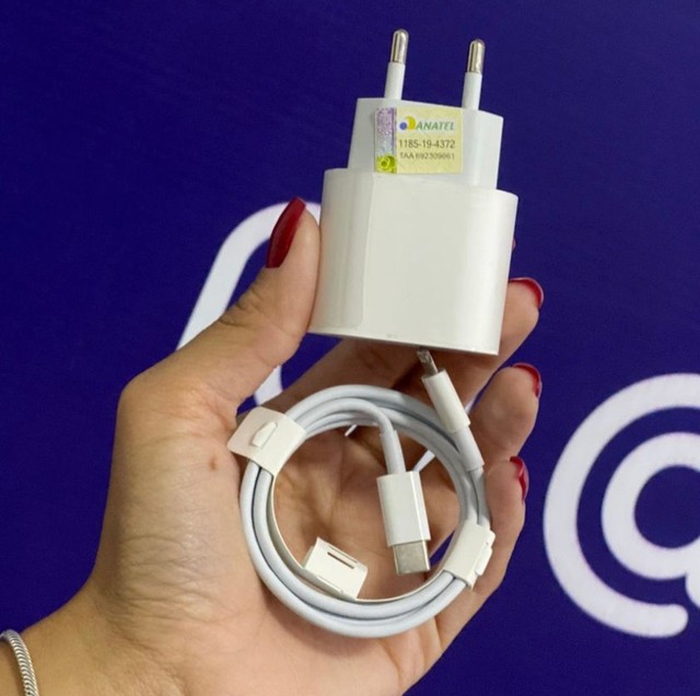 Carregador Turbo iPhone Carga Rápida USB-C 20w  - Foto 2