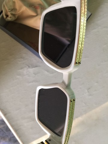 Óculos Louis Vuitton Millionaire Original Branco - Foto 2