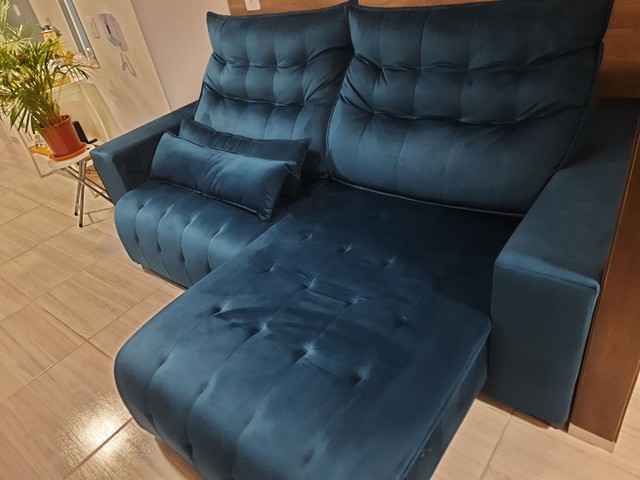 Vendo sofá novo 2,50m com nota fiscal e impermeabilizaçao  - Foto 3