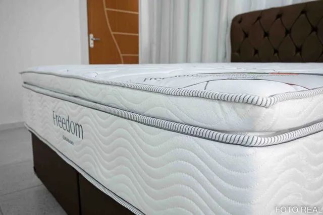 Colchão Casal Freedom Molas Ensacadas e Pillow Top Espuma D33 rf7 - Foto 3