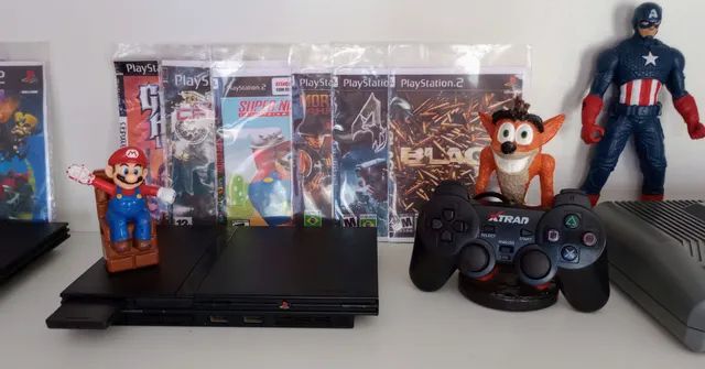 Playstation 2 Slim com DVD - Game com Café.com