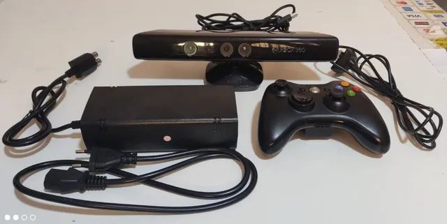 XBOX 360 + RGH Freestyle + 1 controle + 1 Kinect GRÁTIS +25GAMES