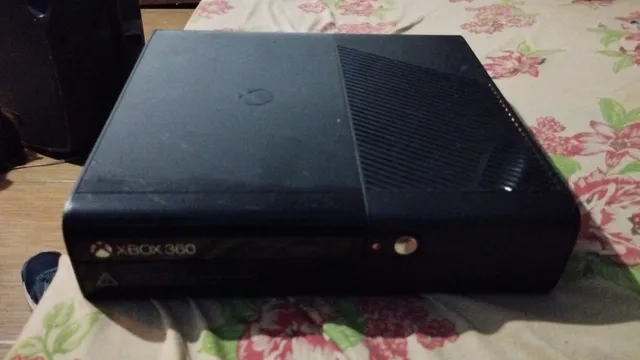 Desbloqueado LTU Console Xbox 360 Slim Novo - Black Games