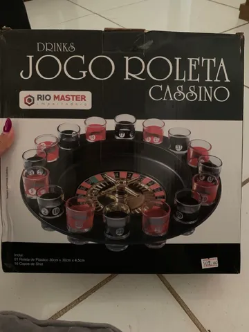 Beber jogo de roleta conjunto com 16 copos de tiro 30 x 30 cm jogo de jogo  festa diversão mínimo 2 jogadores casino, ideia de presente, jogo de casal,  presente de presente