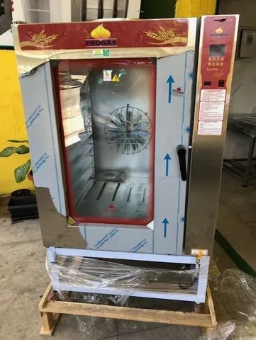 Forno turbo gás 10 telas - marca progás - padaria  - Foto 2
