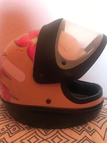 capacete samarino rosa