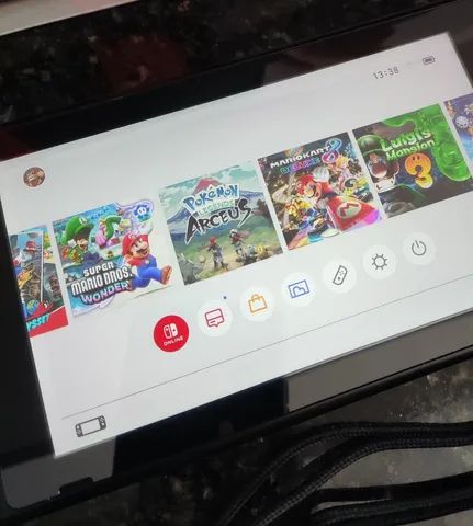 Nintendo Switch *OLED* Desbloqueado com 8 Jogos + Cartão de 128gb + FC 24 +  Caixa . - Videogames - Alto Boqueirão, Curitiba 1261936256