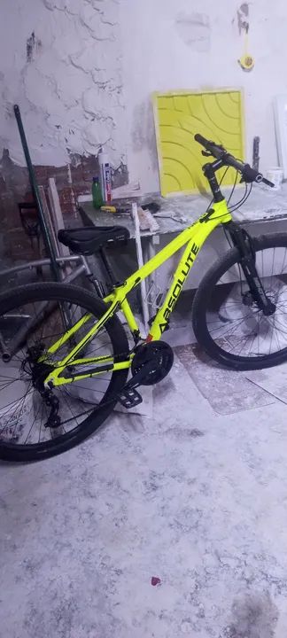 Bicicleta Absolute - Preta e Amarela - Foto 4