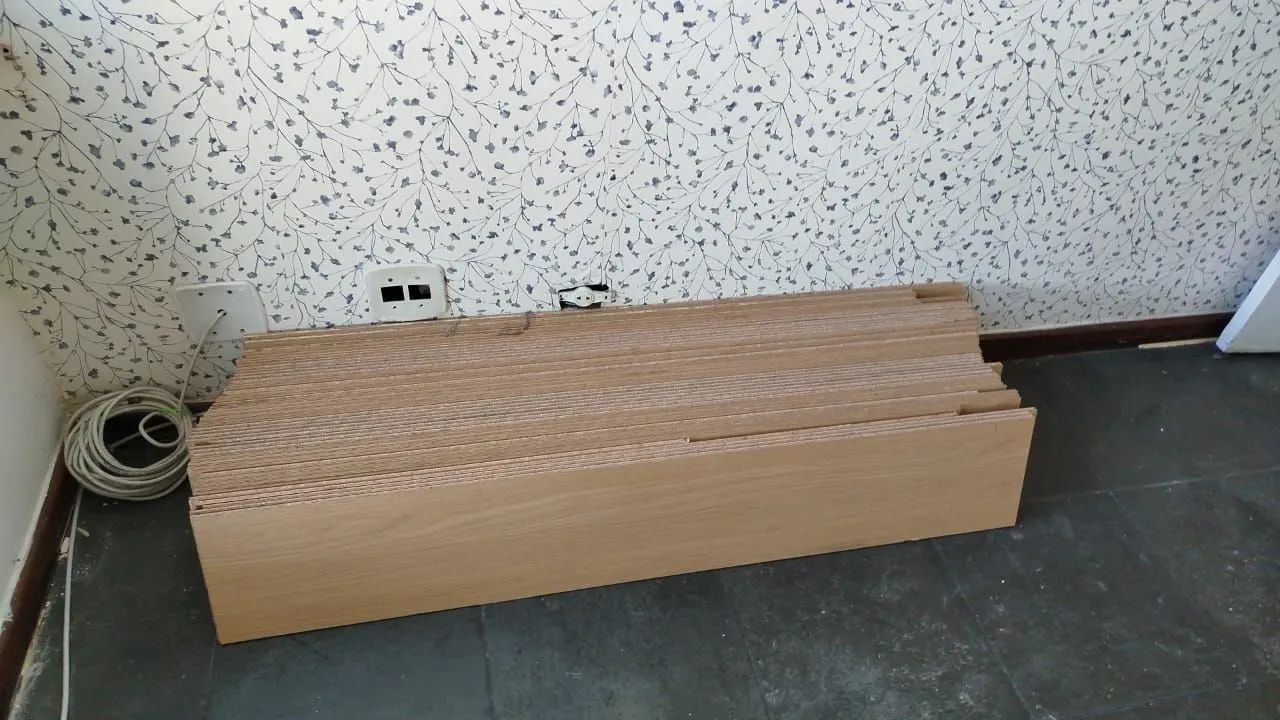 Piso laminado usando  - Foto 3